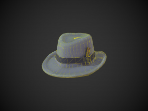fedora hat Model 3D