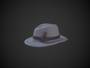 fedora hat Model 3D