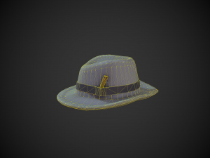 fedora hat Model 3D