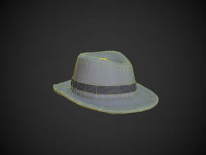 fedora hat Model 3D