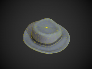 fedora hat Model 3D