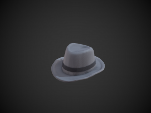 fedora hat Model 3D