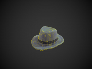 fedora hat Model 3D