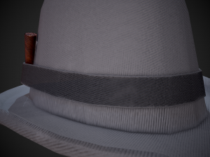 fedora hat Model 3D