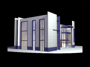 a building Modèle 3D