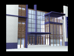 a building Modèle 3D