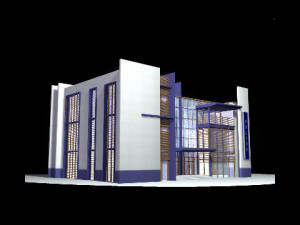 a building Modèle 3D