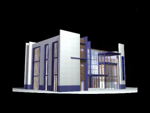 a building 3D Model