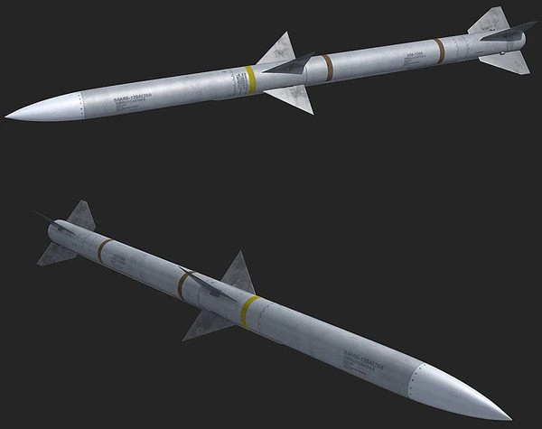 aim-120 missile 3D Model .c4d .max .obj .3ds .fbx .stl .blend 