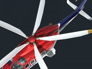aw139 helicopter Modelo 3D