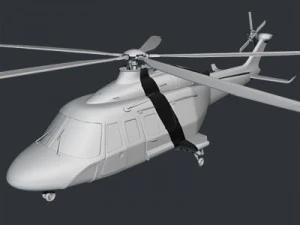aw139ab139 helicopter 3D Model