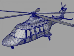 aw139ab139 helicopter 3D Model