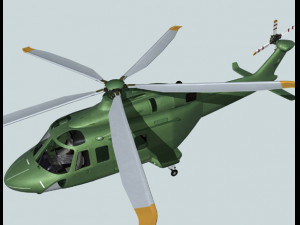 aw139more accurate 3D Model