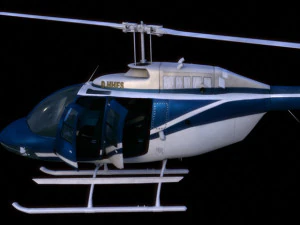 bell206 jetranger helicopter 3D Model