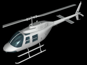 bell206 jetranger helicopter 3D 모델