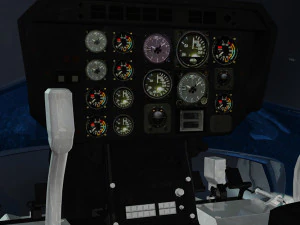 bell206 jetranger helicopter 3D Model