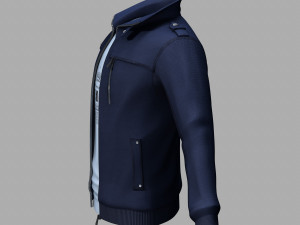 blue jacket 3D Model