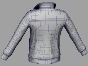 blue jacket 3D Model