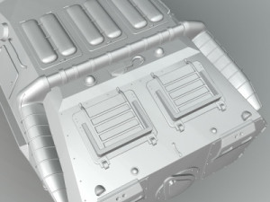 btr70 armored personnel carrier soviet 3D Model