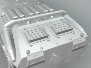 BTR70 corazzato da trasporto truppe sovietico Modello 3D