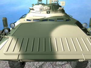 btr90 armored personnel carrier russia 3D 模型