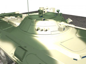 btr90 armored personnel carrier russia 3D Model