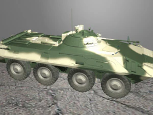 btr90 armored personnel carrier russia 3D Model