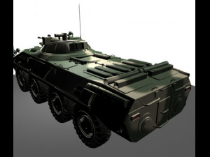 btr90 armored personnel carrier russia 3D 模型