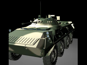 btr90 armored personnel carrier russia 3D Model