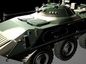 btr90 armored personnel carrier russia 3D 模型