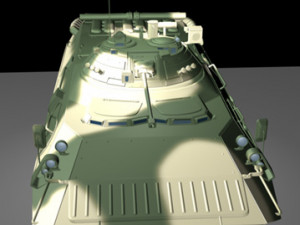 btr90 armored personnel carrier russia 3D 模型