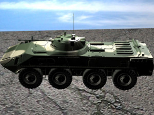 btr90 armored personnel carrier russia 3D 模型