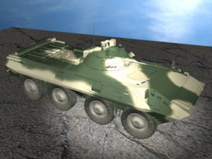 btr90 armored personnel carrier russia 3D 模型