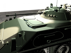 btr90 armored personnel carrier russia 3D 模型