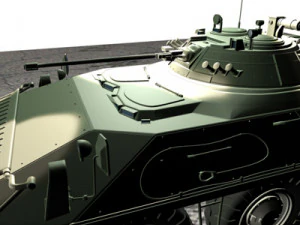btr90 armored personnel carrier russia 3D Model