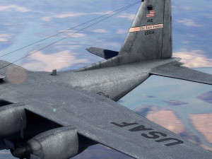 c-130 hercules 3Dモデル