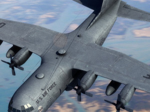 c-130 hercules 3Dモデル