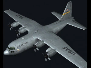 C-130 ヘラクレス 3Dモデル