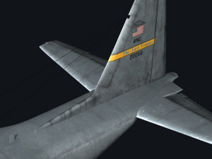 c-130 hercules 3Dモデル