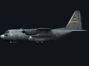 c-130 hercules 3Dモデル