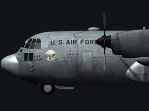 c-130 hercules 3Dモデル