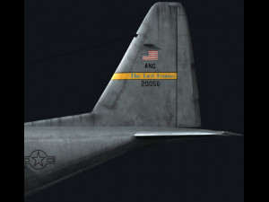 c-130 hercules 3Dモデル
