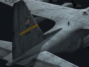c-130 hercules 3Dモデル