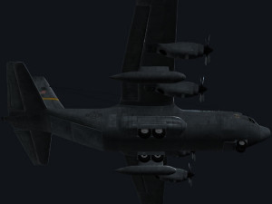c-130 hercules 3Dモデル