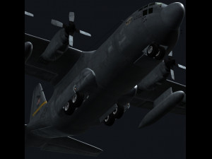 c-130 hercules 3Dモデル