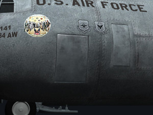 c-130 hercules 3Dモデル