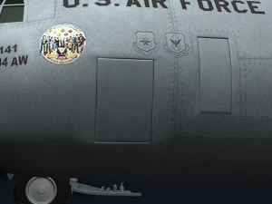 Aereo da trasporto militare Hercules C130 Modello 3D