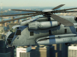 ch-53e super stallion 3D Model