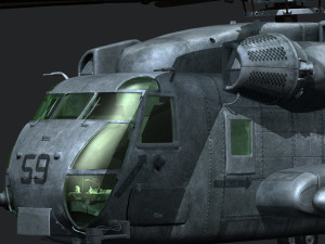 ch-53e super stallion 3D Model