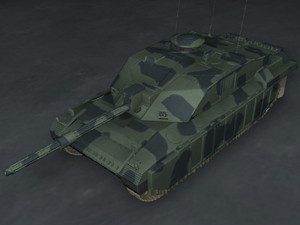 challenger2 british tank 3D Model